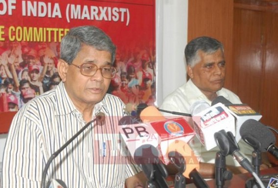 Cornered CPI-M protests BJP, TMC for accusing 'anti-national' Manik Sarkar